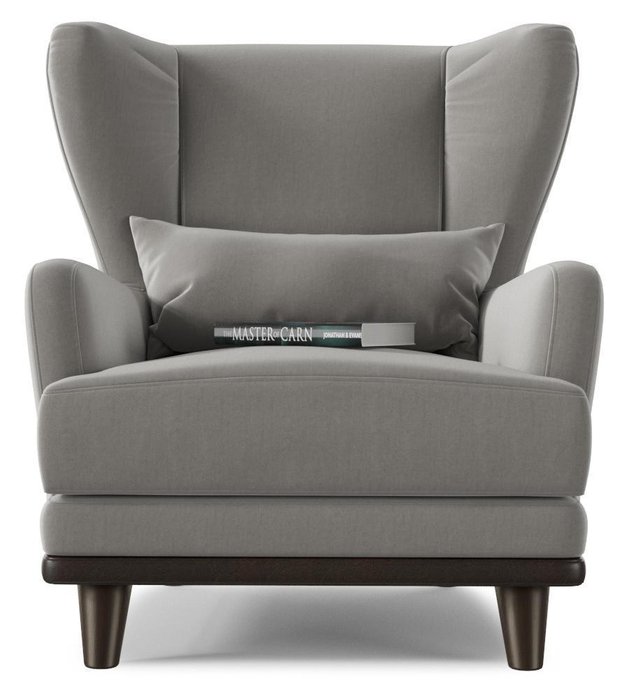 Кресло Роберт Людвиг дизайн 3 серого цвета - купить Интерьерные кресла по цене 6350.0