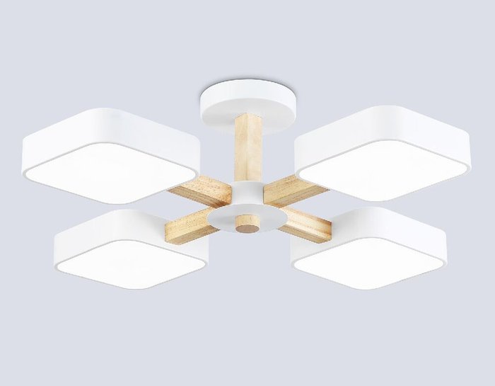 Люстра на штанге LineTech FL4879 (пластик, цвет белый) - купить Подвесные люстры по цене 4730 Люстра на штанге LineTech FL4879 (пластик, цвет белый) - купить Подвесные люстры по цене 4730