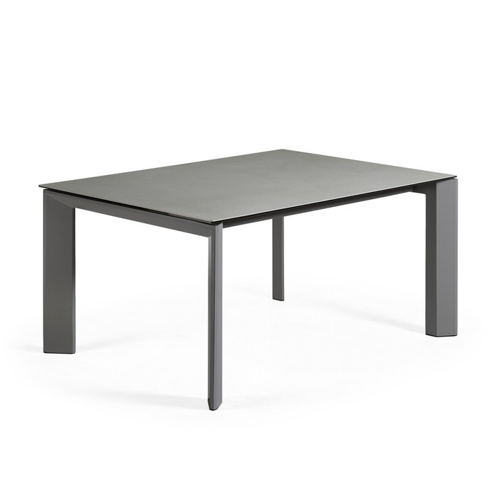 Раздвижной обеденный стол Atta L серого цвета - купить Обеденные столы по цене 240990.0