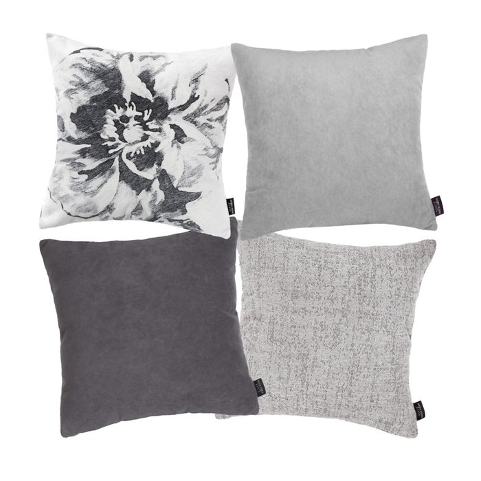Набор из четырех чехлов для подушек Flower  - купить Декоративные подушки по цене 2450.0