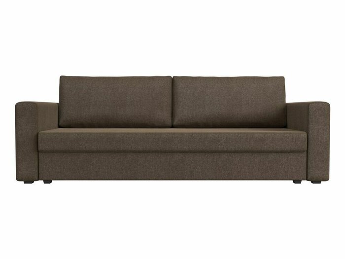 Диван-кровать Лига 006 коричневого цвета  - купить Прямые диваны по цене 27999.0
