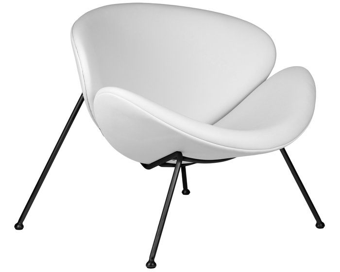Кресло дизайнерское Emily белого цвета - купить Интерьерные кресла по цене 25540.0