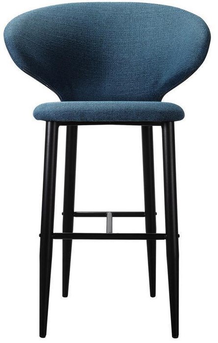 Кресло барное  Askold Сканди Блю Арт синего цвета - лучшие Барные стулья в INMYROOM