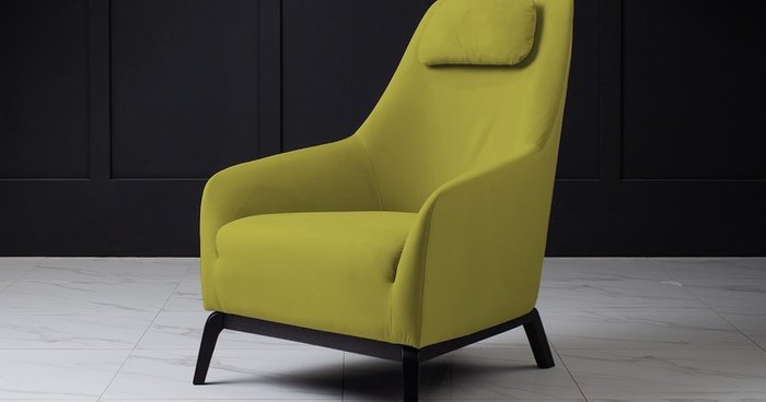 Кресло Diaval светло-зеленого цвета - лучшие Интерьерные кресла в INMYROOM
