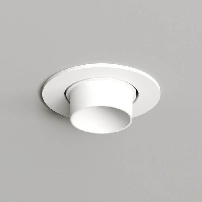 Встраиваемый светильник Rond DK3120-WH (пластик, цвет белый) - лучшие Встраиваемые споты в INMYROOM