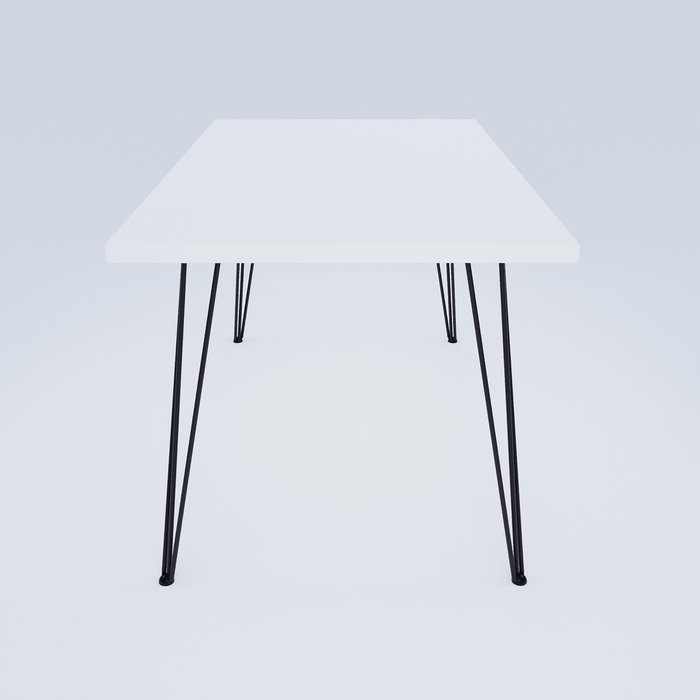 Обеденный стол 130 белого цвета - лучшие Обеденные столы в INMYROOM