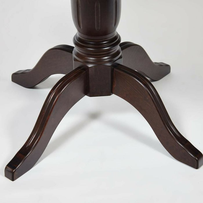 Раздвижной обеденный стол Stefano коричневого цвета - лучшие Обеденные столы в INMYROOM