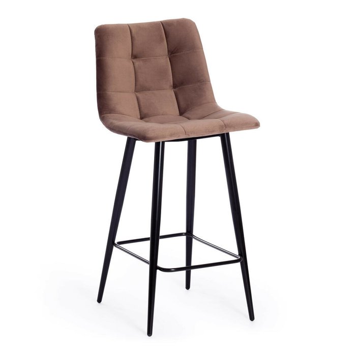 Стул полубарный Chilly коричневого цвета - купить Барные стулья по цене 12160.0