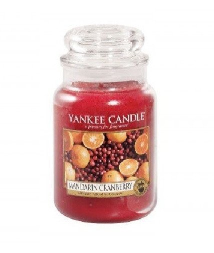 Ароматическая свеча Yankee Candle Mandarin Cranberry / Мандарин и клюква /