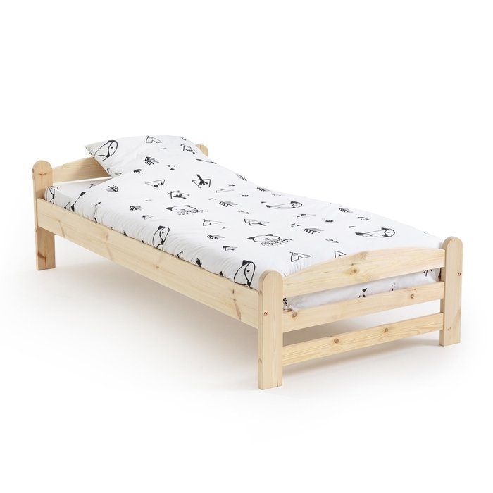 Детская кровать Loan 90x190 бежевого цвета - купить Одноярусные кроватки по цене 13299.0
