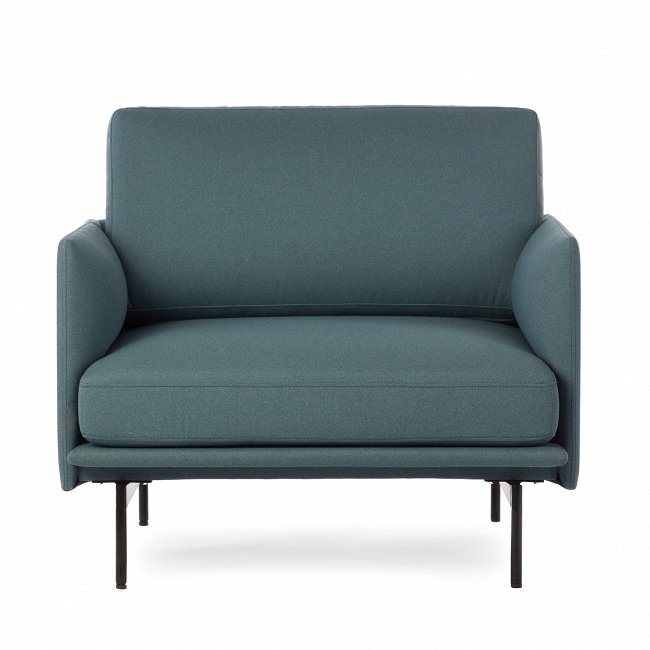 Кресло Bebe синего цвета - лучшие Интерьерные кресла в INMYROOM