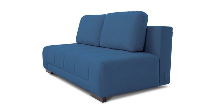 Прямой диван-кровать Льюис синего цвета - купить Прямые диваны по цене 55596.0