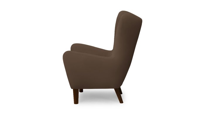 Кресло Лестер коричневого цвета - лучшие Интерьерные кресла в INMYROOM