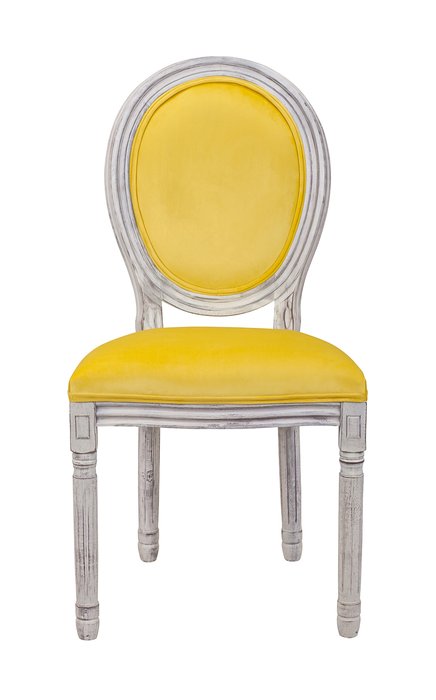 Интерьерный стул Volker yellow желтого цвета - купить Обеденные стулья по цене 22500.0