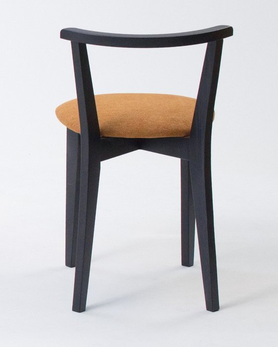 Стул Франк ПМ оранжево-черного цвета - купить Обеденные стулья по цене 6490.0