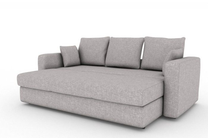 Прямой диван-кровать Liverpool серого цвета - купить Прямые диваны по цене 15500.0