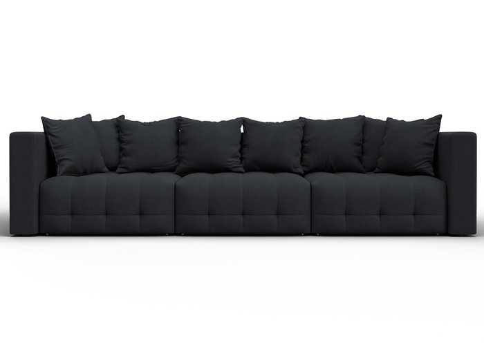 Диван-кровать Лига-052 Лонг темно-серого цвета (замша) - купить Прямые диваны по цене 112990 Диван-кровать Лига-052 Лонг темно-серого цвета (замша) - купить Прямые диваны по цене 112990