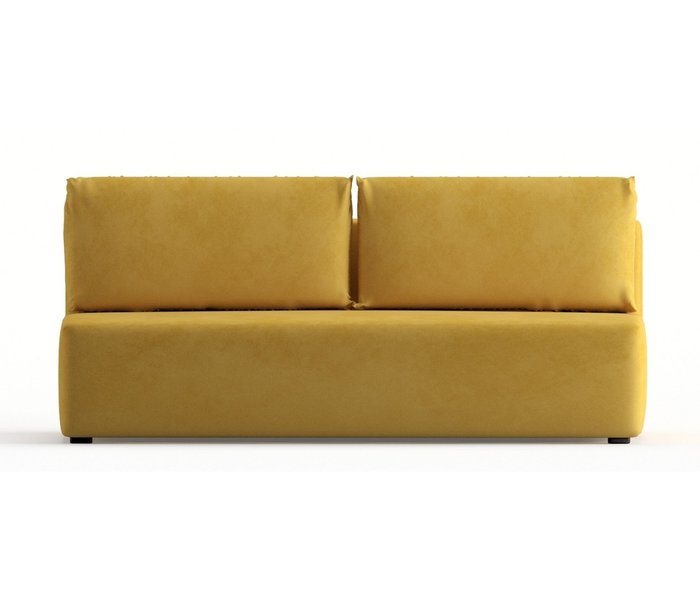 Диван-кровать из велюра Daimond желтого цвета - купить Прямые диваны по цене 23290.0