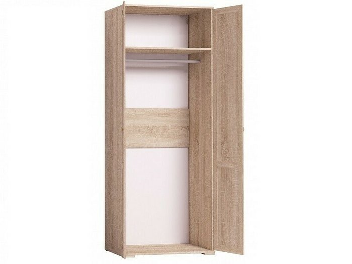 Шкаф для одежды Sherlock цвета дуб сонома - купить Шкафы распашные по цене 18599.0