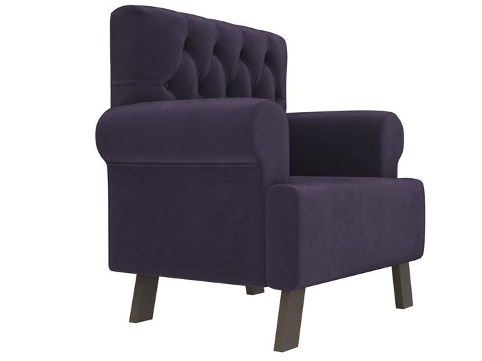 Кресло Хилтон темно-фиолетового цвета - лучшие Интерьерные кресла в INMYROOM
