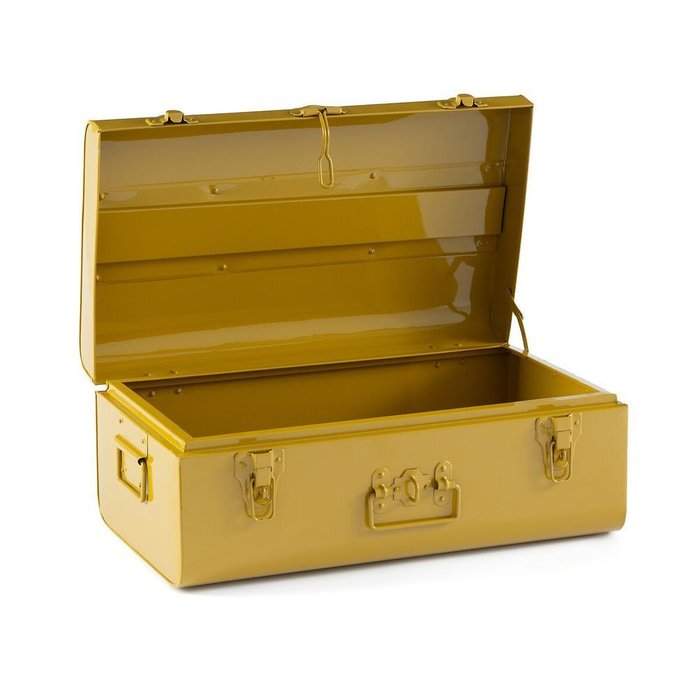 Сундук-чемодан Masa из металла желтого цвета - купить Сундуки по цене 6486.0