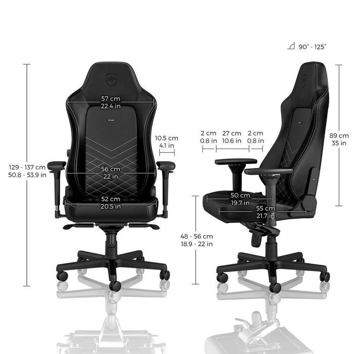 Игровое кресло Hero черного цвета - лучшие Офисные кресла в INMYROOM