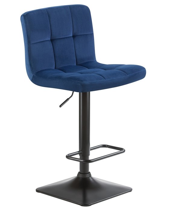 Барный стул Dominic синего цвета - купить Барные стулья по цене 6810.0