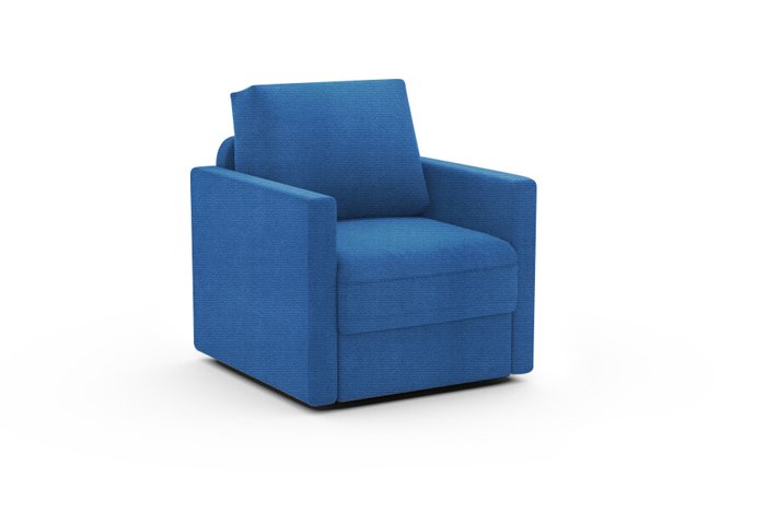 Кресло Винс синего цвета