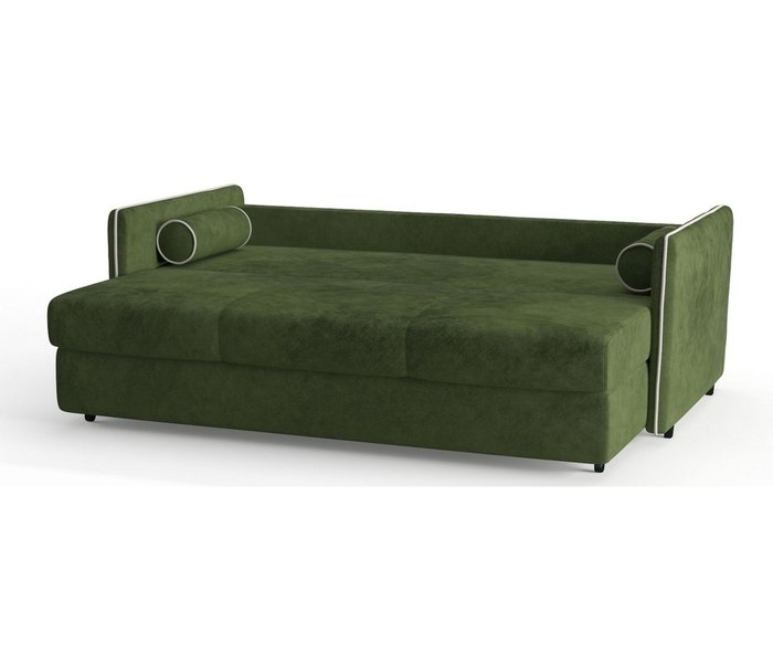 Диван-кровать Адмирал в обивке из велюра зеленого цвета  - лучшие Прямые диваны в INMYROOM