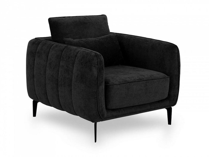Кресло Amsterdam черного цвета - купить Интерьерные кресла по цене 49810.0