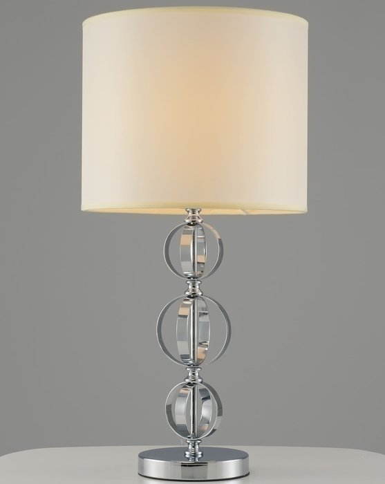 Лампа настольная Brulee бело-серого цвета - купить Настольные лампы по цене 9390.0
