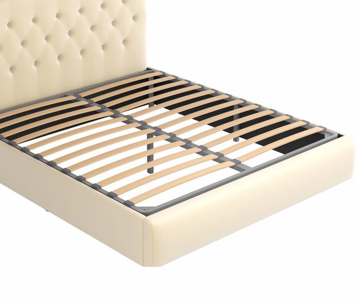 Кровать Амели 180х200 бежевого цвета - лучшие Кровати для спальни в INMYROOM