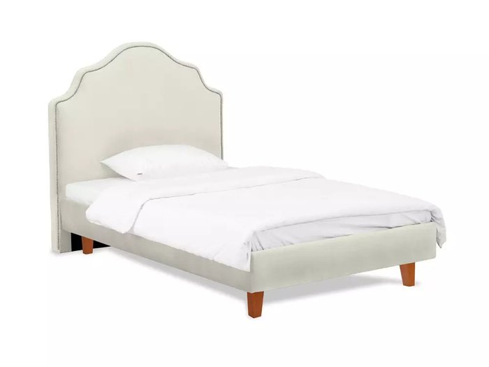 Кровать Princess II L 120х200 светло-серого цвета