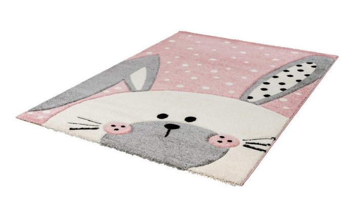 Детский ковер Amigo Rabbit Pink розового цвета 80х150 - купить Ковры по цене 10560.0 Детский ковер Amigo Rabbit Pink розового цвета 80х150 - купить Ковры по цене 10560.0