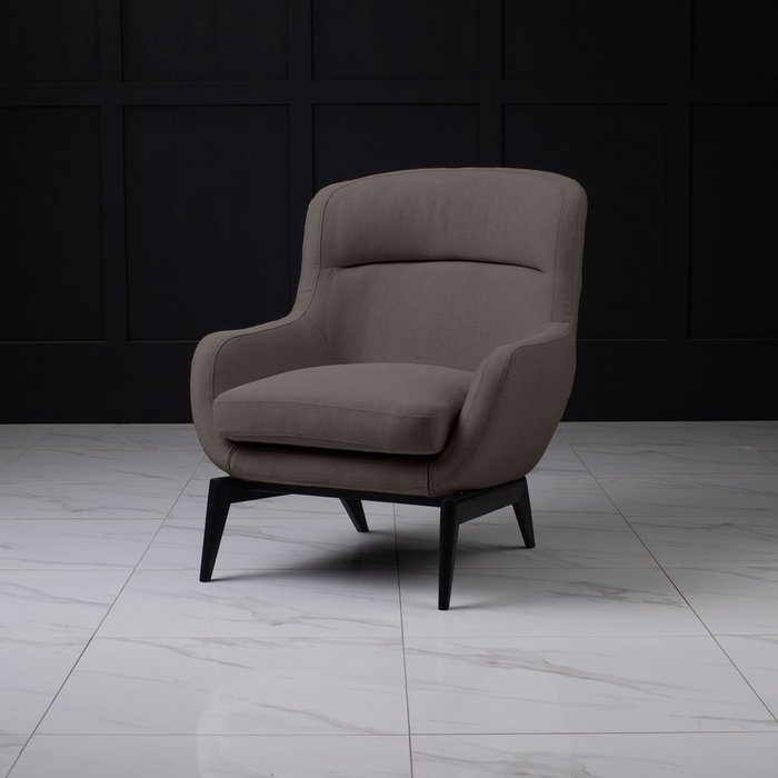 Кресло Lopa темно-серого цвета - лучшие Интерьерные кресла в INMYROOM