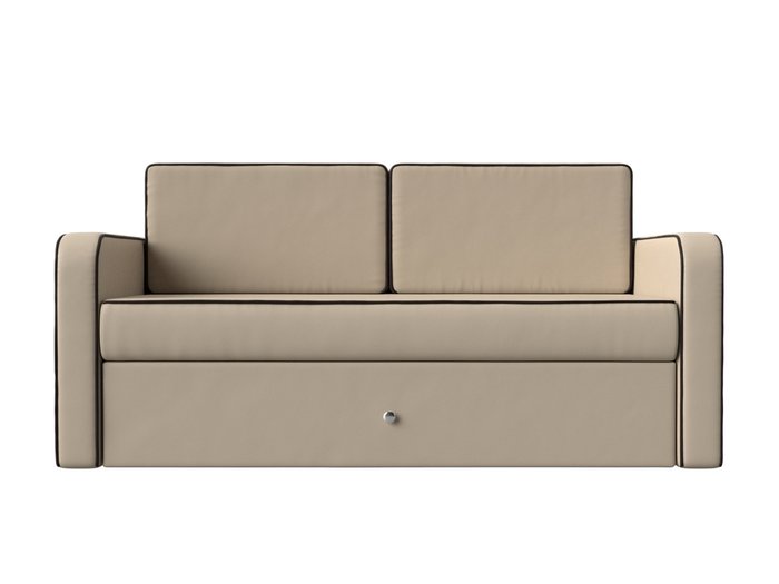 Детский диван-кровать Смарт бежевого цвета (экокожа) - купить Прямые диваны по цене 32999.0
