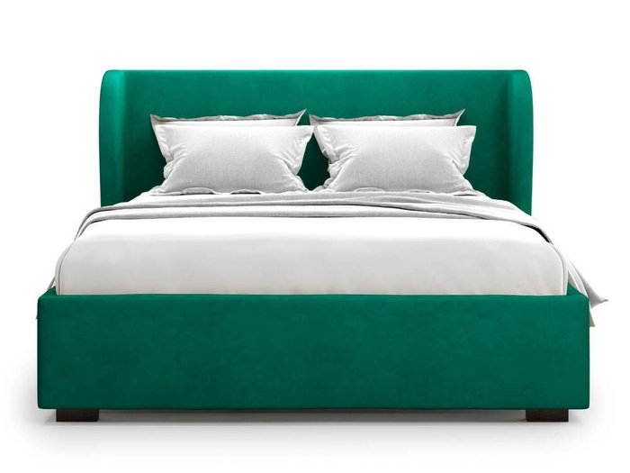 Кровать Tenno без подъемного механизма 140х200 зеленого цвета - купить Кровати для спальни по цене 44000.0