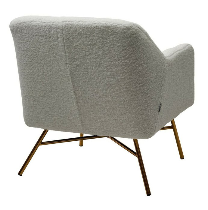 Кресло Sheep с ножками золотого цвета - лучшие Интерьерные кресла в INMYROOM
