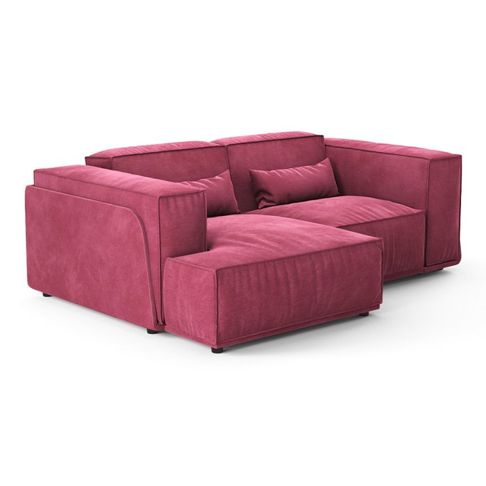 Угловой диван Vento Classic красного цвета