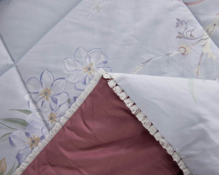 Комплект постельного белья Бернадетт №16 160х220 розово-голубого цвета - лучшие Комплекты в INMYROOM