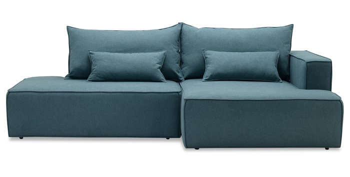 Угловой диван-кровать Рейф темно-голубого цвета - купить Угловые диваны по цене 87900.0