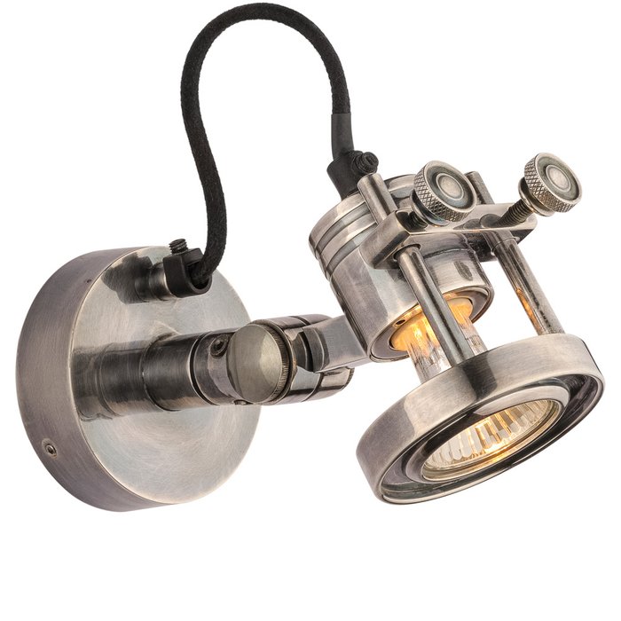 Настенный светильник S серебряного цвета - купить Бра и настенные светильники по цене 21760.0