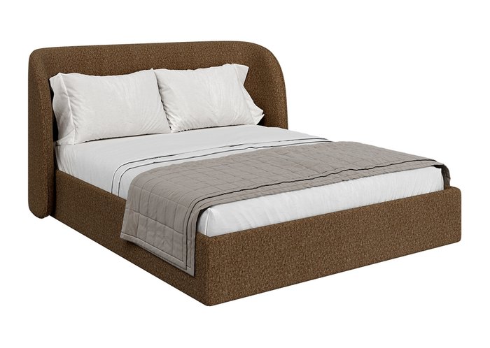 Кровать Classic 160х200 коричневого цвета с подъемным механизмом Кровать Classic 160х200 коричневого цвета с подъемным механизмом