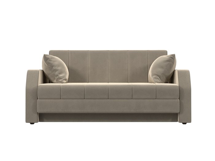 Прямой диван-кровать Малютка бежевого цвета - купить Прямые диваны по цене 32999.0