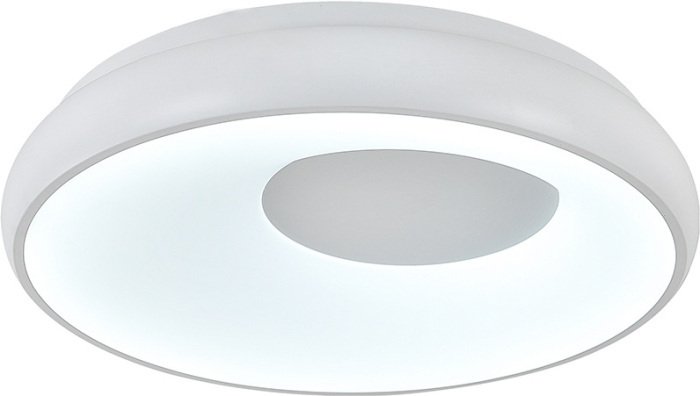 Потолочный светильник круглый с пультом (ночной режим) LED (14016/1С White) Indigo Cratere V000152L - лучшие Потолочные светильники в INMYROOM