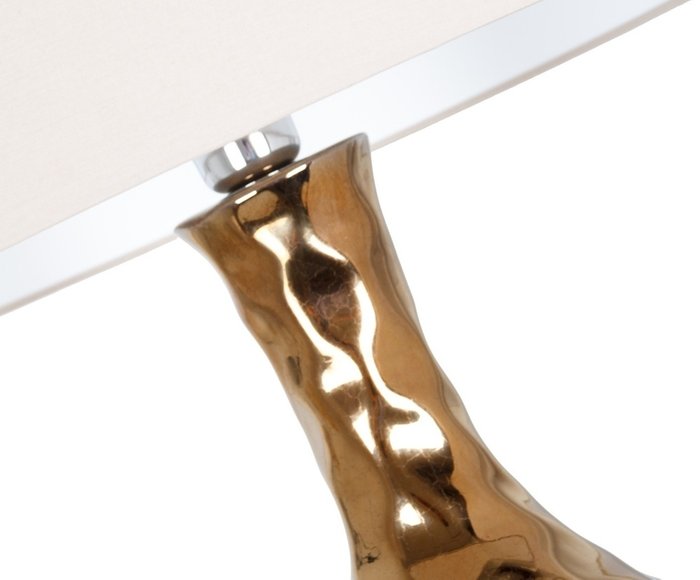 Настольная лампа из керамики бронзового цвета - купить Настольные лампы по цене 39180.0