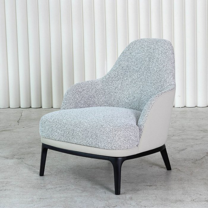 Дизайнерское кресло Polly серого цвета - купить Интерьерные кресла по цене 80000.0