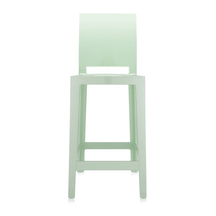 Полубарный стул One More Please светло-зеленого цвета - купить Барные стулья по цене 45818.0