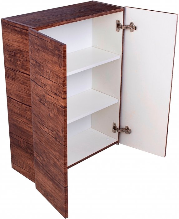 Шкаф Атлантика коричневого цвета - лучшие Навесные шкафы в INMYROOM