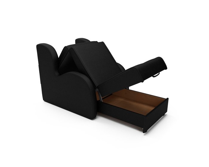 Кресло-кровать Атлант черного цвета - лучшие Интерьерные кресла в INMYROOM